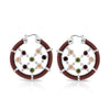 Belle Etoile Lattice Earrings Classic Fine Solid Sterling Silver