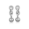 Belle Etoile Infinity Earrings Classic Fine Solid Sterling Silver