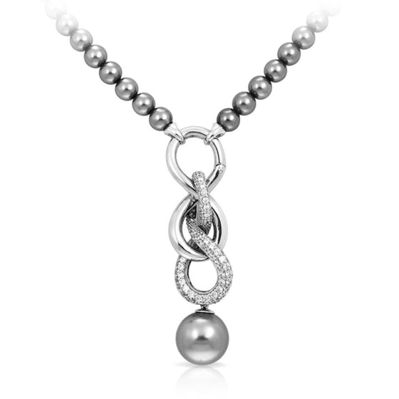 Belle Etoile Infinity Necklace Classic Fine Solid Sterling Silver