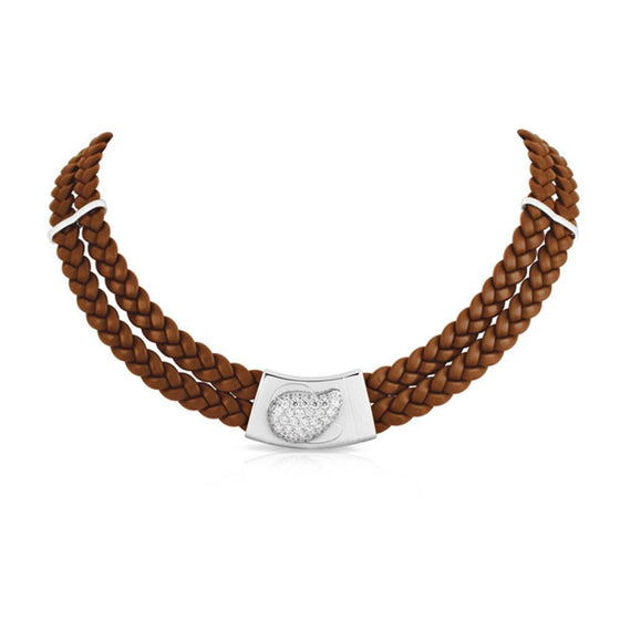 Belle Etoile Florence Necklace Classic Fine Solid Sterling Silver