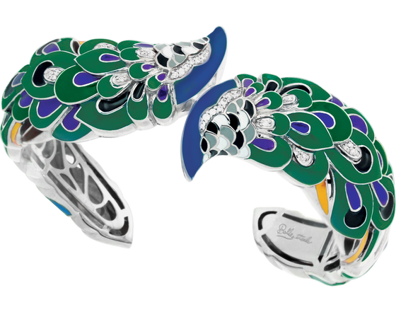 Belle Etoile Love in Plume Bangle Classic Fine Solid Sterling Silver