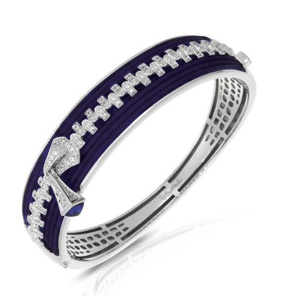 Belle Etoile Roxie Bangle Classic Fine Solid Sterling Silver