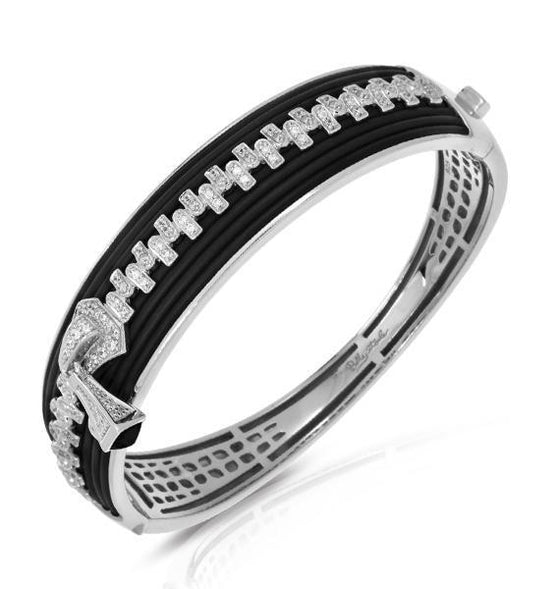 Belle Etoile Roxie Bangle Classic Fine Solid Sterling Silver