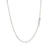 10k White Gold Cable Chain 1.1mm - Diamond Designs
