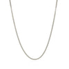 10k White Gold Gourmette Chain 1.5mm - Diamond Designs