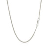 10k White Gold Gourmette Chain 1.5mm - Diamond Designs
