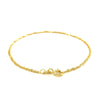 10k Yellow Gold Singapore Anklet 1.5mm - Diamond Designs