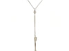 Sterling Silver 18 inch Lariat Necklace with Two Arrows