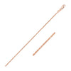 14k Rose Gold Oval Cable Link Chain 0.97mm - Diamond Designs