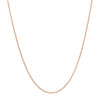 14k Rose Gold Oval Cable Link Chain 0.97mm - Diamond Designs