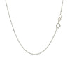 14k White Gold Diamond-Cut Bead Chain 1.0mm - Diamond Designs