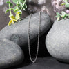 14k White Gold Diamond Cut Cable Link Chain 1.8mm - Diamond Designs