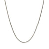 14k White Gold Franco Chain 1.2mm - Diamond Designs