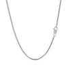 14k White Gold Franco Chain 1.2mm - Diamond Designs