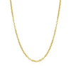 14k Yellow Gold Diamond Cut Cable Link Chain 1.8mm - Diamond Designs