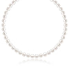 14k Yellow Gold Necklace with White Freshwater Cultured Pearls (6.0mm to 6.5mm) - Diamond Designs