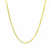 14k Yellow Gold Round Box Chain 1.7mm - Diamond Designs