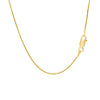 14k Yellow Gold Round Snake Chain 0.9mm - Diamond Designs