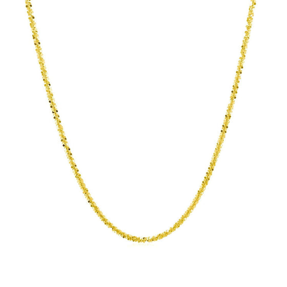 14k Yellow Gold Sparkle Chain 1.5mm - Diamond Designs