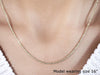 14k Yellow Gold Sparkle Chain 1.5mm - Diamond Designs