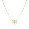 14K Yellow Gold Tree of Life Necklace - Diamond Designs