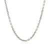 2.3mm Sterling Silver Rhodium Plated Cable Chain - Diamond Designs