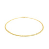 2.5mm 14k Yellow Gold Curb Link Anklet - Diamond Designs