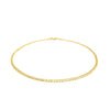 2.5mm 14k Yellow Gold Curb Link Anklet - Diamond Designs
