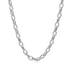 4.6mm 14k White Gold Oval Rolo Chain - Diamond Designs
