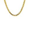 5.2mm 14k Yellow Gold Diamond Cut Round Franco Chain - Diamond Designs