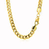 5.5mm 10k Yellow Gold Light Miami Cuban Chain - Diamond Designs