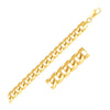 6.7mm 14k Yellow Gold Solid Miami Cuban Bracelet - Diamond Designs