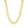 7.0mm 10k Yellow Gold Curb Chain - Diamond Designs