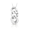 Belle Etoile Catena Pendant Classic Fine Solid Sterling Silver