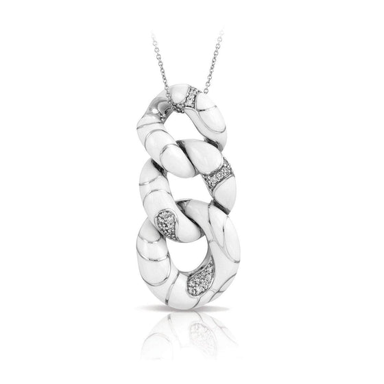 Belle Etoile Catena Pendant Classic Fine Solid Sterling Silver