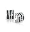 Belle Etoile Cintura Earrings Classic Fine Solid Sterling Silver