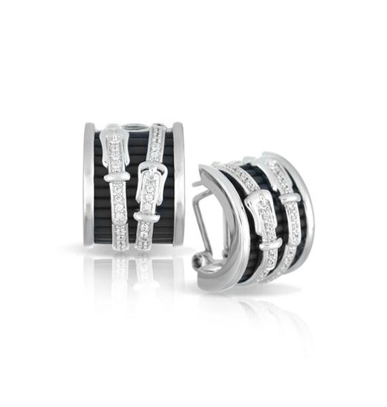 Belle Etoile Cintura Earrings Classic Fine Solid Sterling Silver