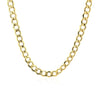 4.4mm 14k Yellow Gold Curb Chain - Diamond Designs