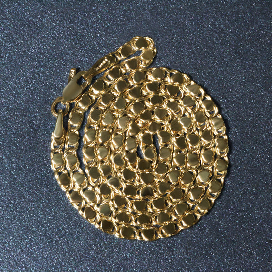 2.9mm 14k Yellow Gold Heart Chain