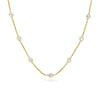 14k Yellow Gold CZ By the Yard Long Links