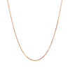 14k Rose Gold Classic Box Chain 0.8mm
