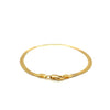 3.0mm 14k Yellow Gold Super Flex Herringbone Bracelet
