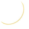 3.0 mm 14k Two Tone Gold Reversible Omega Necklace - Diamond Designs