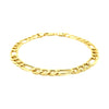 6.5mm 14k Yellow Gold Lite Figaro Bracelet