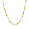 3.0mm 10k Yellow Gold Solid Figaro Chain 22 inch
