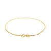 14k Yellow Gold Singapore Bracelet 1.0mm