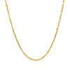 14k White and Yellow Gold Two Tone Sparkle Chain 1.5mm