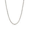 Sterling Silver 2.9mm Diamond Cut Rope Style Chain