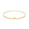 2.3mm 14k Yellow Gold Rolo Bracelet