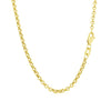 2.3mm 10k Yellow Gold Rolo Chain